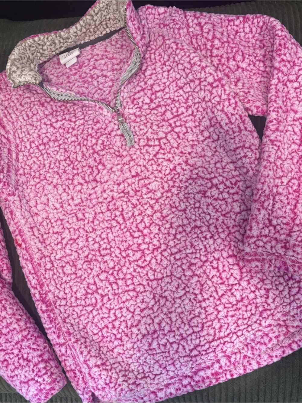 J. America Pink Sherpa Pullover